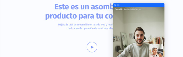 Customer service platform allows attention by video chat