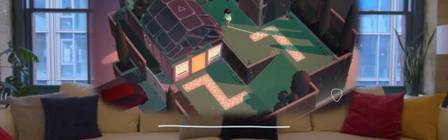 Spatial Puzzle Game 'Where Cards Fall' Now Available on Apple Vision Pro