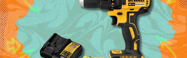 Tackle all your home DIY projects with $80 off the Dewalt 20V MAX Cordless Drill Driver Set
