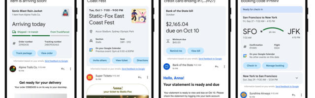 Gmail’s new ‘summary cards’ find useful links and info buried in your emails