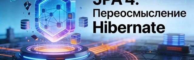 [Перевод] JPA 4. Переосмысление Hibernate