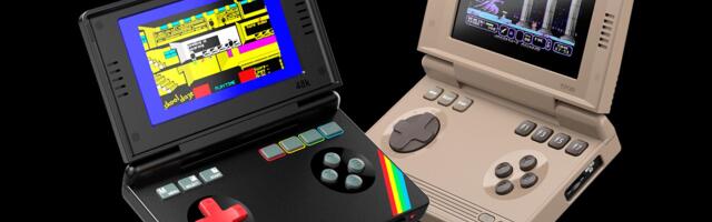 Commodore 64 and ZX Spectrum receive clamshell makeover — iconic 8-bit legends join the handheld gaming wars