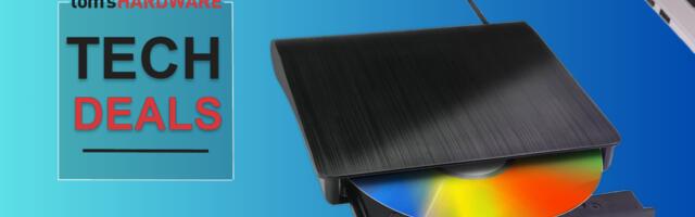 External disc drive now a mere $9.99 on Woot —  Access any CD or DVD with a modern USB-C interface at 55% off