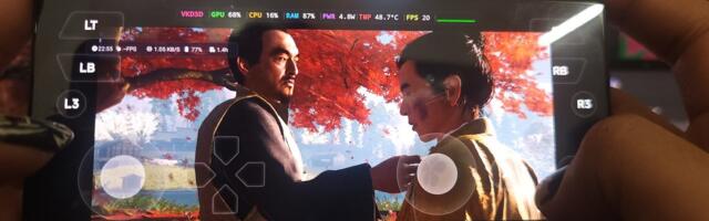 I just played Ghost of Tsushima on a phone. I never thought I’d see this day and I’m not regretting this misadventure