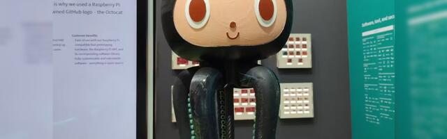 Raspberry Pi brings GitHub's Octocat to life, with tentacles that wiggle