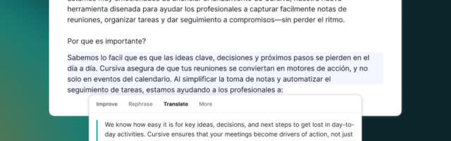 Grammarly's AI writing assistance tools now work in five new languages