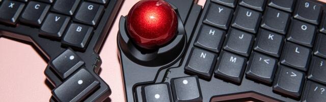 This keyboard and trackball combo are for the tinkerers