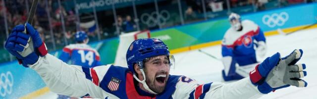 US sets up gold-medal game against Canada at the Olympics by cruising past Slovakia