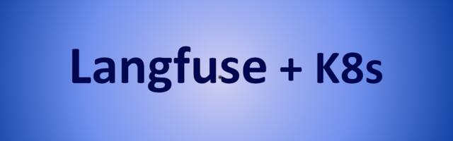 Установка Langfuse в Kubernetes