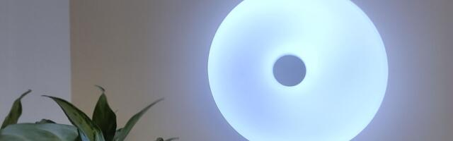 IKEA's donut-shaped Varmblixt smart lamp shines candy-colored light anywhere in your home, though the app experience isn't quite as sweet
