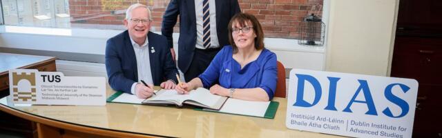 Dublin Institute for Advanced Studies (DIAS) and Technological University of the Shannon Sign Landmark MOU