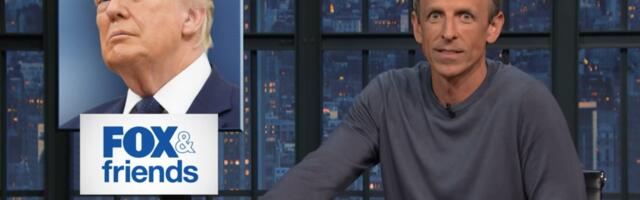 Seth Meyers reacts to Trumps touching tribute for Lindsey Graham