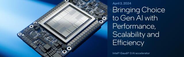 Intel details Guadi 3 at Vision 2024 — new AI accelerator sampling to partners now, volume production in Q3