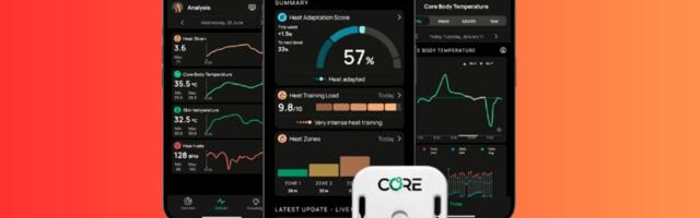 CORE offers athletes body temperature monitoring and heat score to prep for hot Olympics