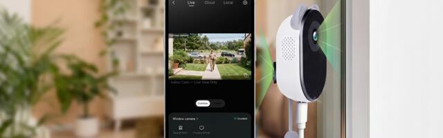 One device, double the coverage – The Botslab W101 window camera covers the inside and outside