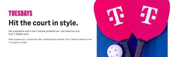 T-Mobile Has Free Pickleball Sets Today