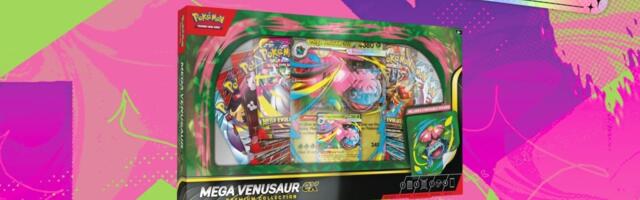 The Pokémon TCG Mega Venusaur ex Premium Collection Box is available to preorder at Amazon on Cyber Monday