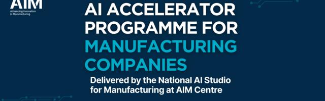 AIM Centre Launches National AI Accelerator Programme for Manufacturing Companies