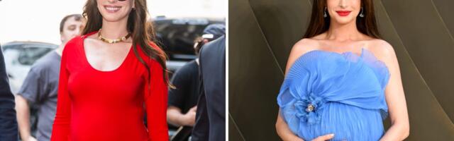 7 of the best maternity outfits Anne Hathaway has ever worn