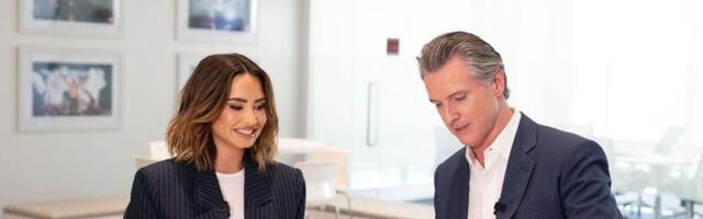 Demi Lovato joins Gov. Newsom as he signs legislation protecting young social media influencers