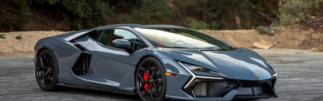 Three electric motors, a V12, and 1,001 hp—driving the Lamborghini Revuelto