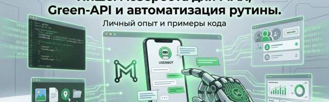 Пишем юзербота для MAX:, Green-API и автоматизация рутины. Личный опыт и примеры кода