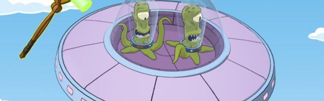 Welcome Fortnite’s new alien overlords with this Kang and Kodos Glider, available to MyDisney account holders until February