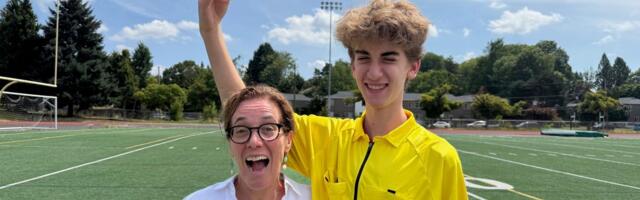 My 13-year-old is earning money by refereeing soccer games. It's a great gig.