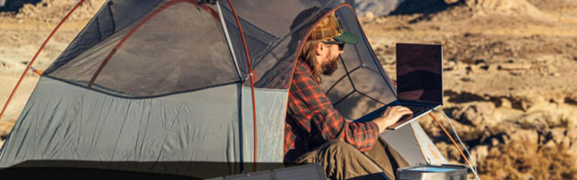 This portable power station and solar panel to keep everything running when the power goes out