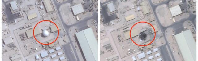 Satellite images show damage at the US base Iran attacked with ballistic missiles — one of which hit it