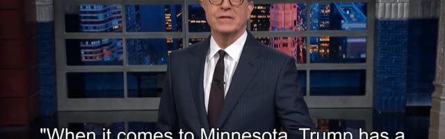 Stephen Colbert mocks Trump administration walking back allegations against ICE shooting victim