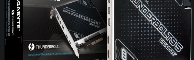 Gigabyte introduces Thunderbolt 5 PCIe 4 card with up to 120 Gbps of bandwidth, support for 100W power delivery