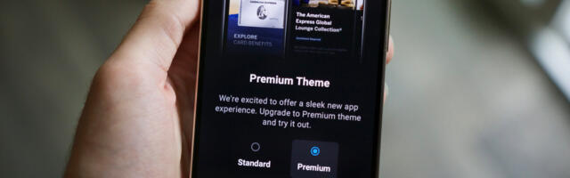 I’m paying American Express $900/year for a dark mode on its Android app