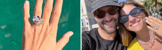 The CEO of a cult-favorite accessories brand is engaged. See her flower-shaped ring, which is made from diamonds and rubies.