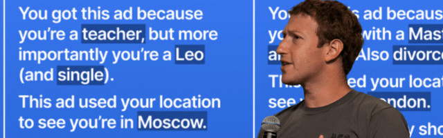 Signal’s smartass ad exposes Facebook’s creepy data collection