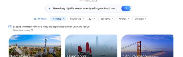 Google's New AI Flight Deals Tool Works, but Only if You're an 'Anywhere, Anytime' Traveler