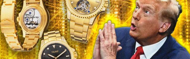 Trump's $100,000 Watches Are the Most Tragic Celebrity Watch Yet