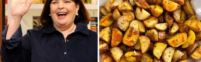 I made Ina Garten's roasted potatoes, and they're the easiest holiday side dish