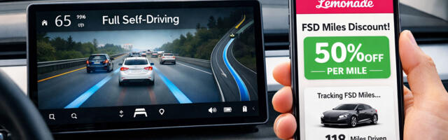 Lemonade Launches Cheaper Car Insurance for Tesla FSD