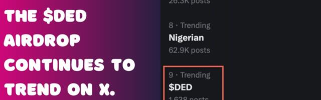 DED Trends on Twitter After Memecoin Snapshot Announcement
