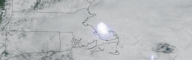 A meteor exploded over New England