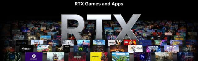 Nvidia reaches an RTX milestone, with over 500 games and applications that use DLSS, ray tracing, and AI features
