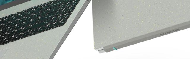 This ‘carbon-neutral’ laptop is partially made out of oyster shells