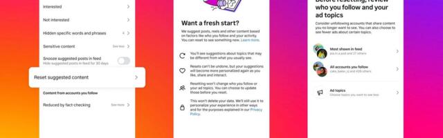 Instagram Will Let Users Start Their Recommendations Over From Scratch