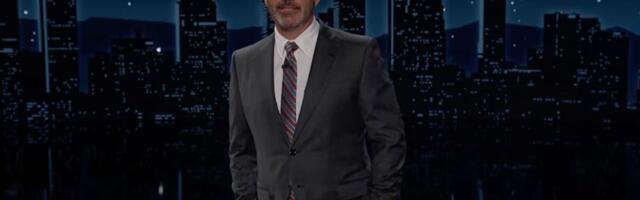 Jimmy Kimmel reacts to King Charles giving Trump a golden bell