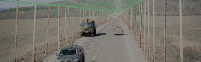 Ukraine lined its roads with enough anti-drone netting this year to cover the length of Florida