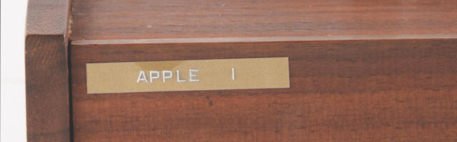Rare wooden-cased Apple-1 computer blasts past auctioneer estimate — sells for almost half a million dollars