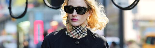 The Burberry scarf is so back