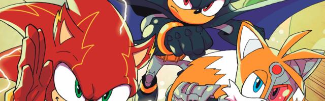 Here's a first look at Sonic as The Flash in Sega's DC Comics crossover