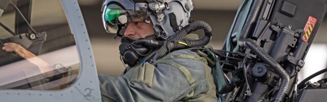 Why Do Typhoon Fighter Pilot Helmets Have Bumps On Them?